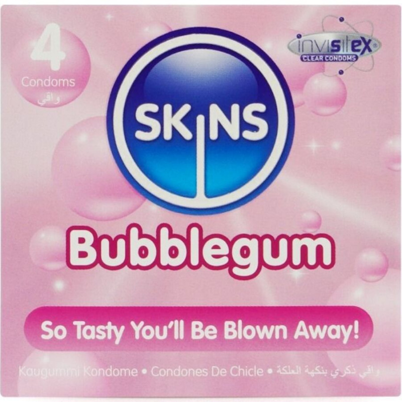 Preservativos Sabor Chicle Premium 4 Uds