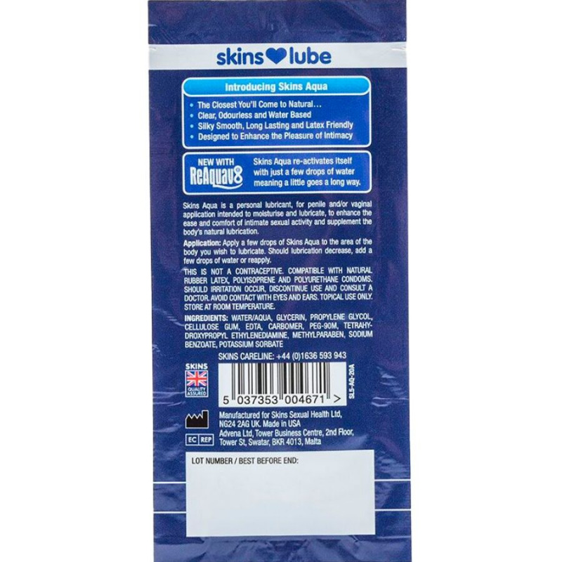 Lubricante Base Agua Monodosis 5 ml