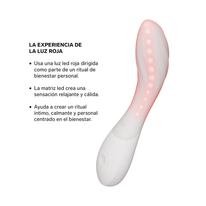 Lelo Mona Spectra masajeador íntimo luz roja