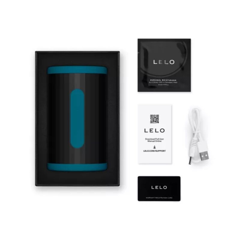 Lelo F2S Double Sonic Masturbador Verde Azulado