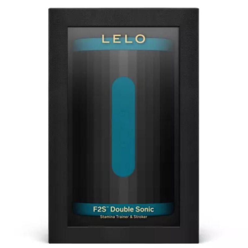 Lelo F2S Double Sonic Masturbador Verde Azulado