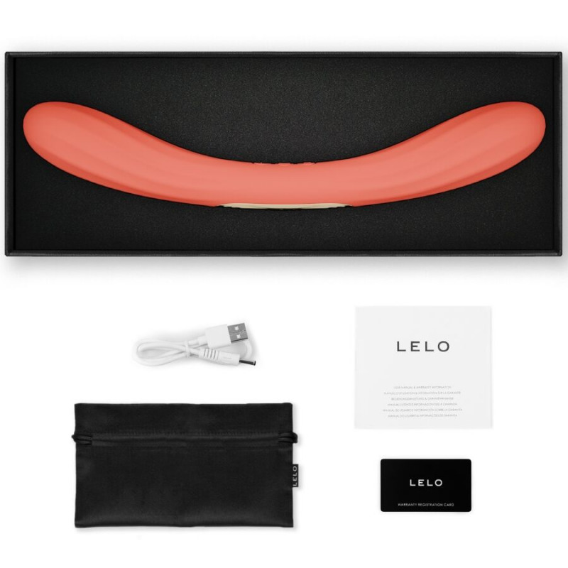 Lelo Boomerang Vibrador Doble Extremo Coral