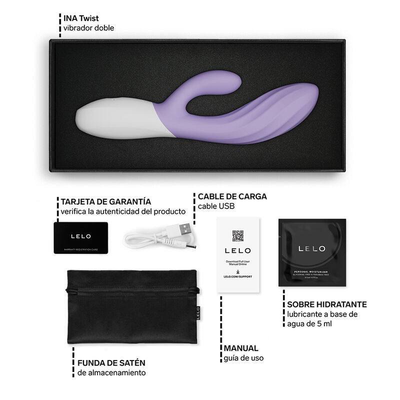 Lelo Ina Twist Vibrador Lavanda