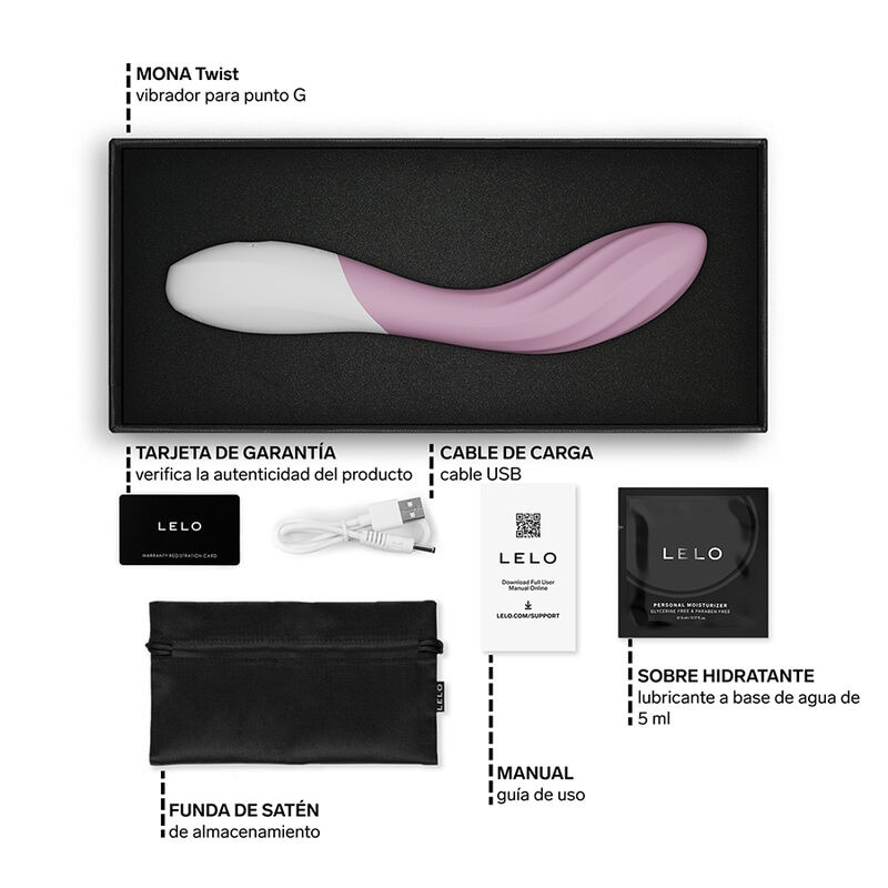 Lelo Mona Twist Vibrador Punto G Rosa