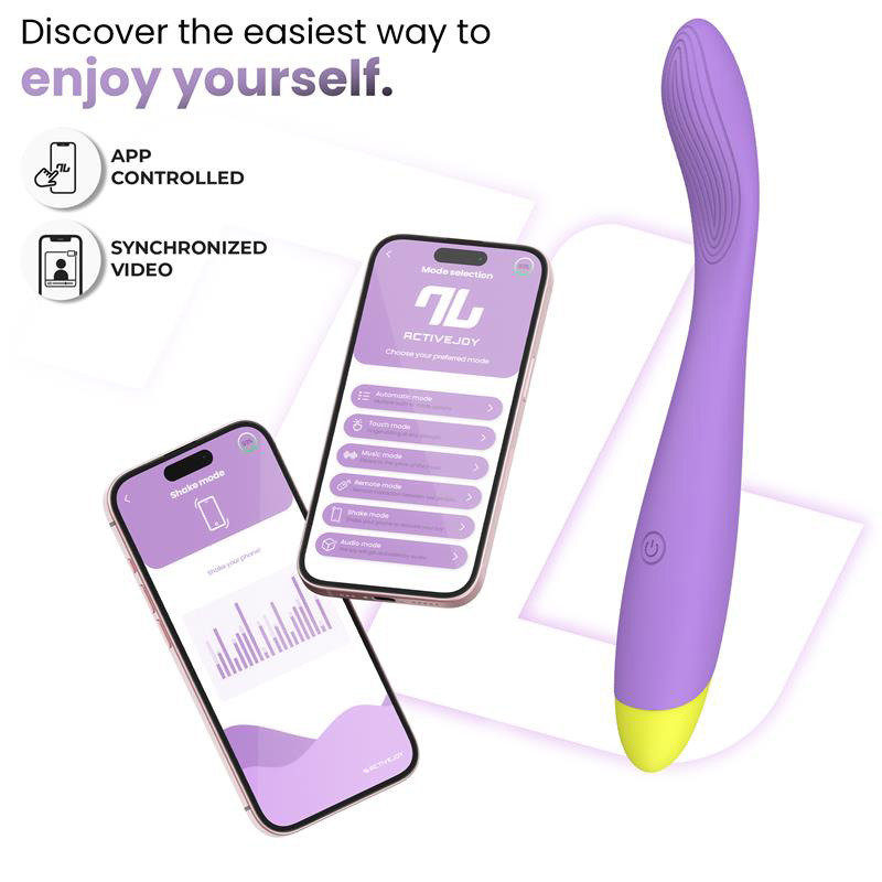 Neya Vibrador Punto G con App Púrpura