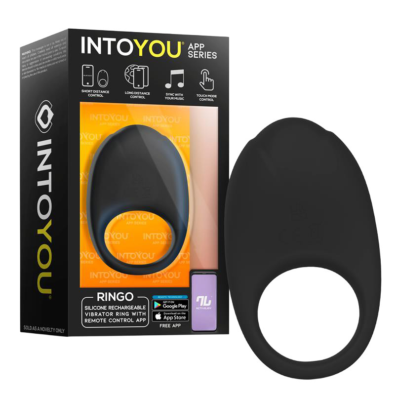 Ringo Anillo Vibrador con App Negro