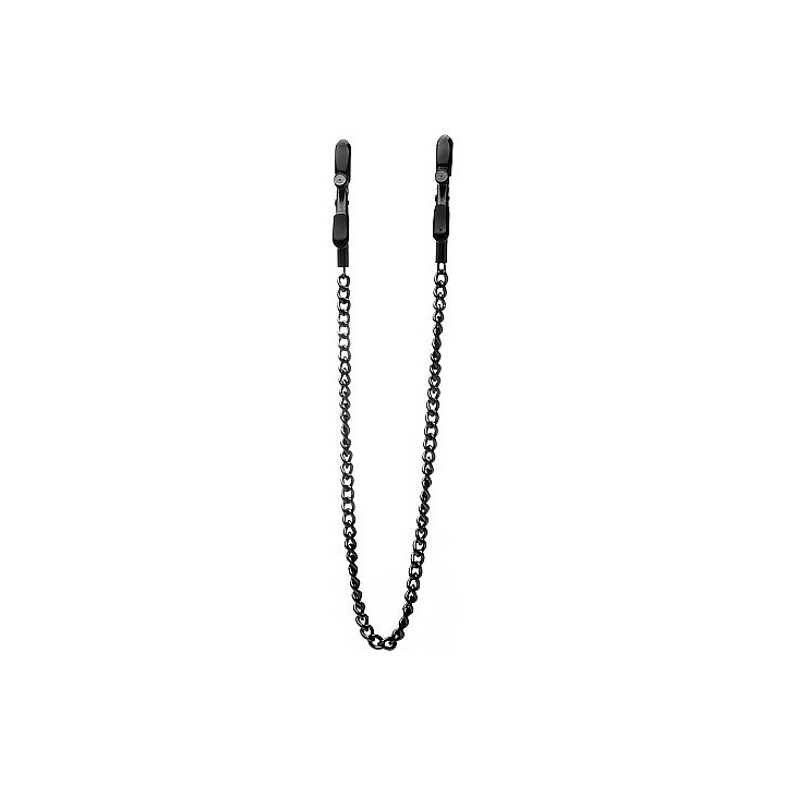 Pinzas Ajustables para Pezones Negro