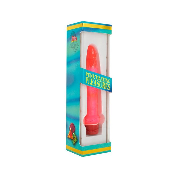 Jelly Vibrador Anal Delgado Rosa cm