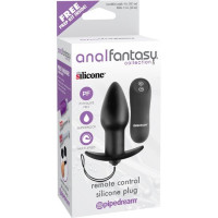 Plug Anal de Silicona Vibrador Con Control Remoto Anal Fantasy