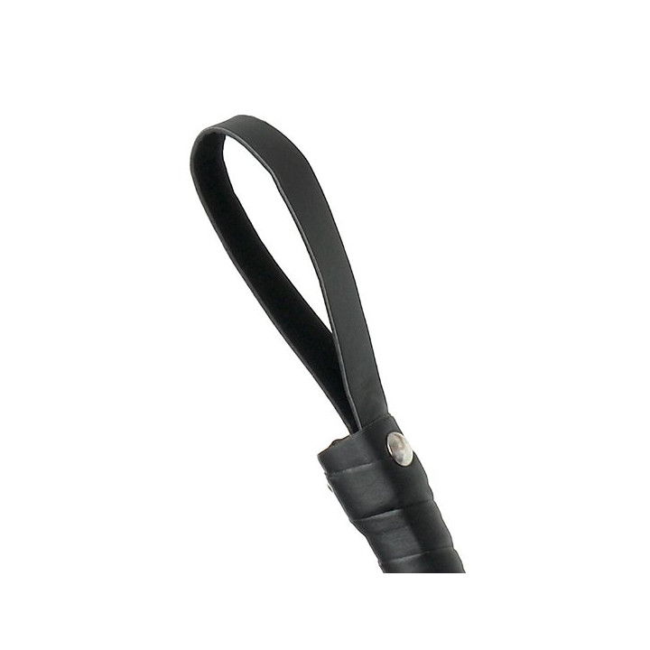 Latigo Azotador Negro de Piel