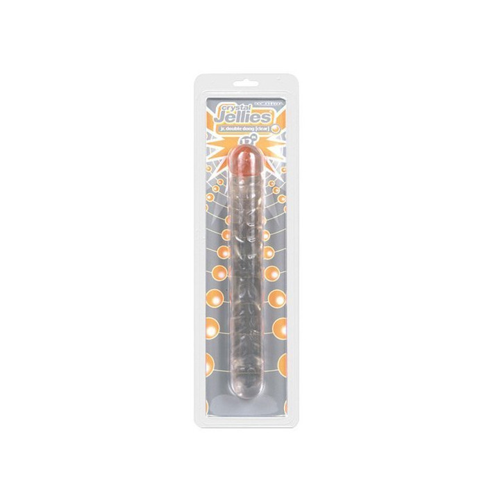 Crystal Jellies Pene Doble 30 Cm. Transparente