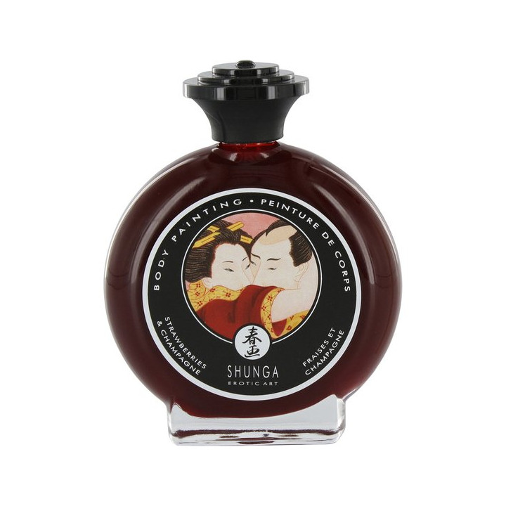 Shunga Pintura Corporal Fresas y Champagne