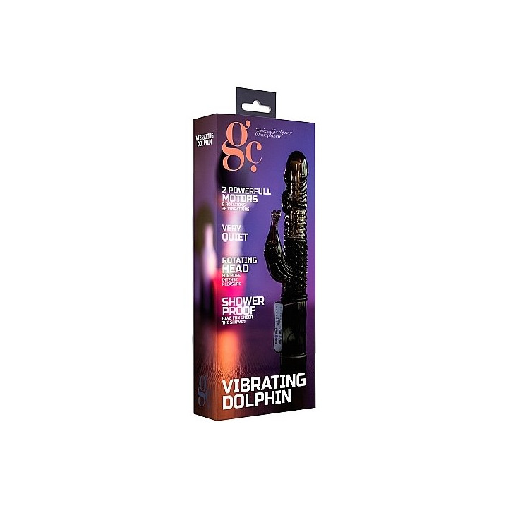 Dolphin Vibrador Conejito Negro