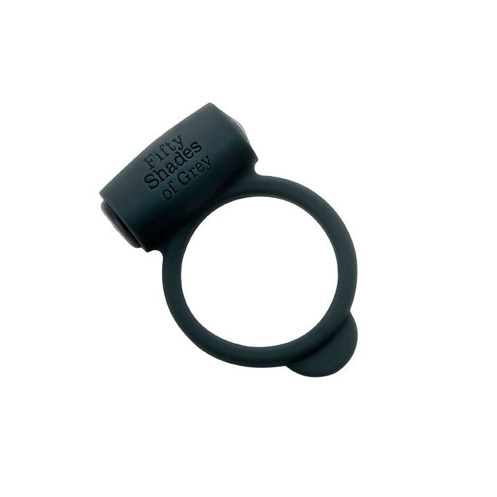 Anillo Vibrador Flexible Negro Cincuenta Sombras