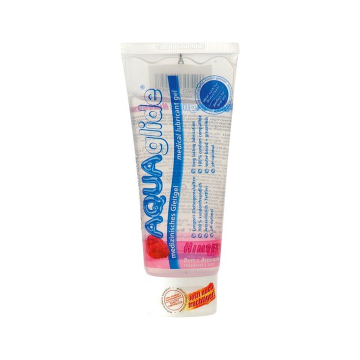 Lubricante Aquaglide Sabor Frambuesa 100 ml