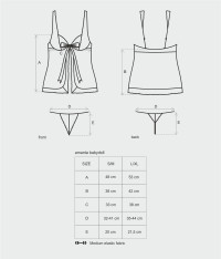 Babydoll Negro Amanta & Tanga