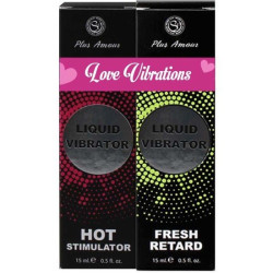 Vibrador Líquido – Love Vibrations Kit para Parejas