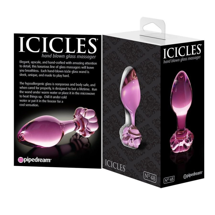 Masajeador de Cristal Icicles Nr 48