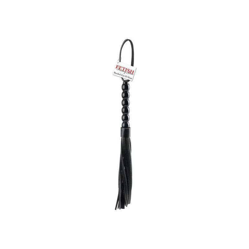 Latigo Beaded Cat-O-Nine