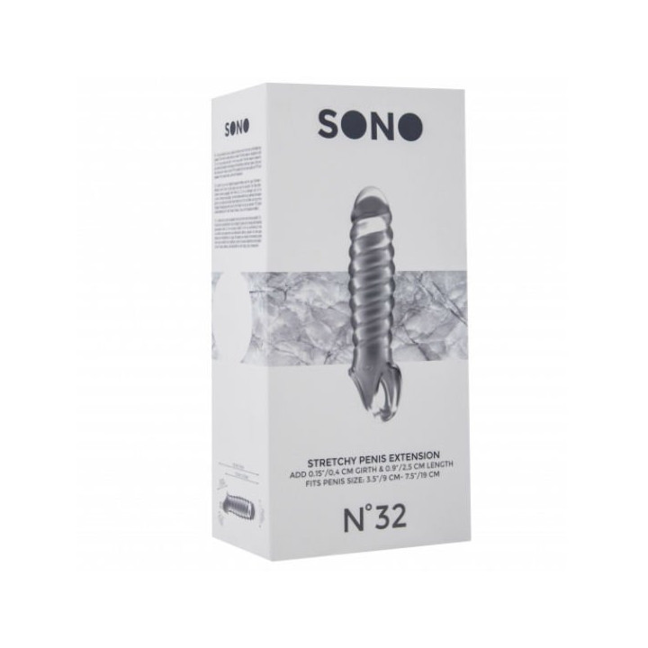 Sono N32 Extensor para el Pene Elástico Transparente