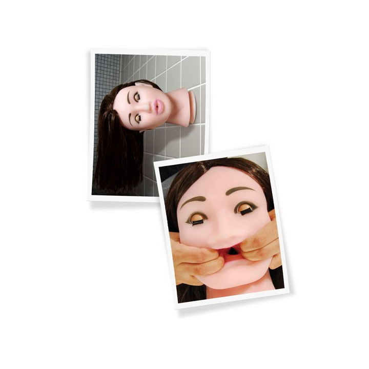 Muñeca Me Mega Masturbador Cara Castaña