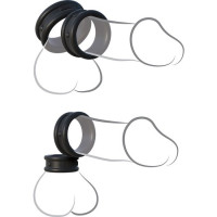 Max anillos de Silicona para el Pene Negro