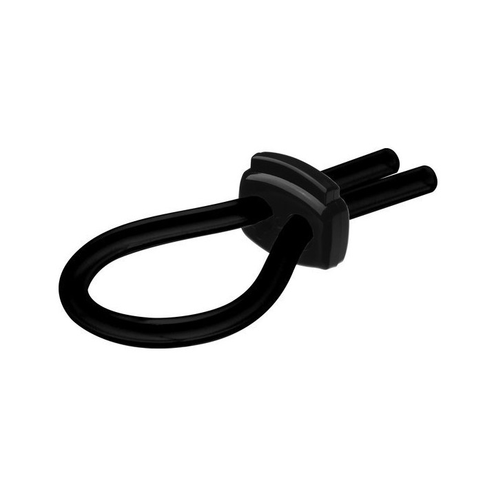 Anillo Silicona Erecto Mediano Negro