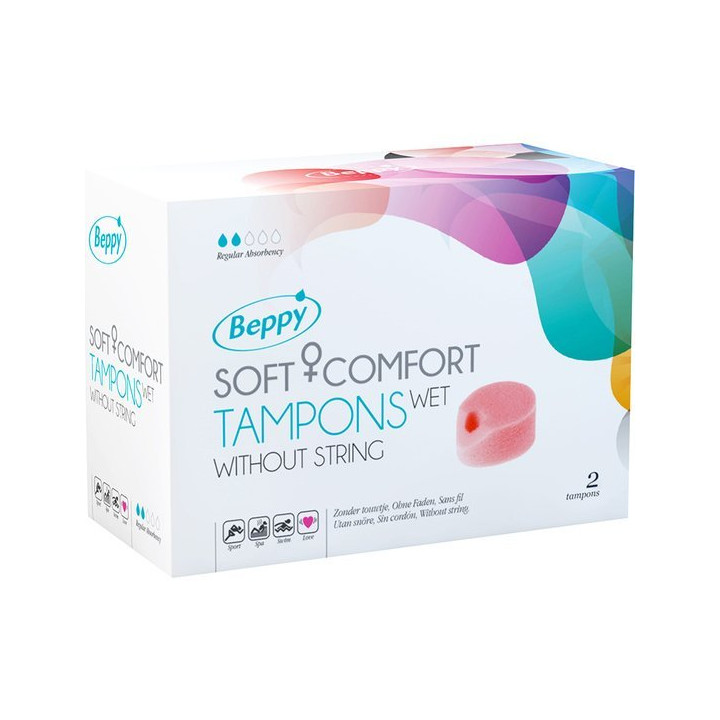Beppy Tampones Sin Cordón Lubricados 2 Uds