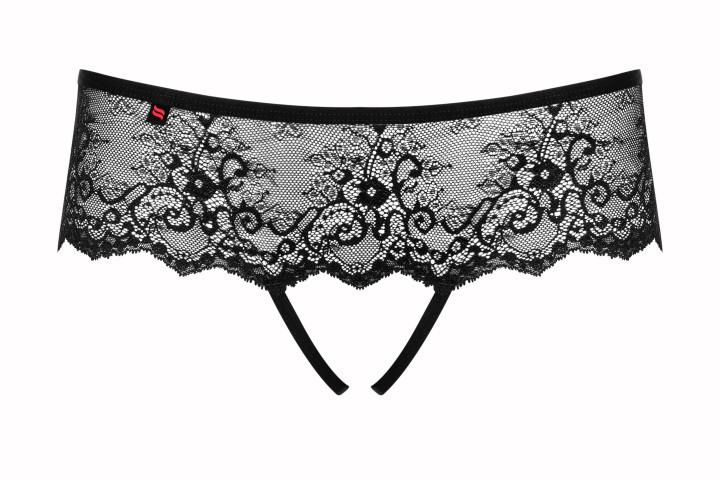 Panties con Abertura Merossa Negro