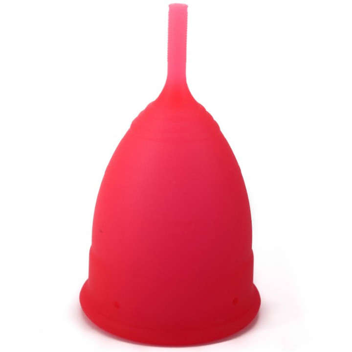 Copa Menstrual Silicona Médica L Roja