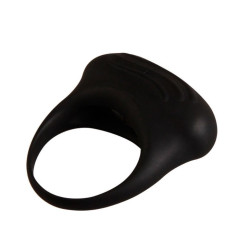 Bertram Anillo Vibrador Pene Silicona Negro