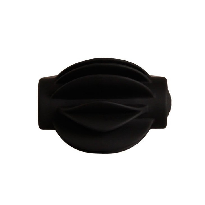 Chester Anillo Pene Vibrador Silicona Negro