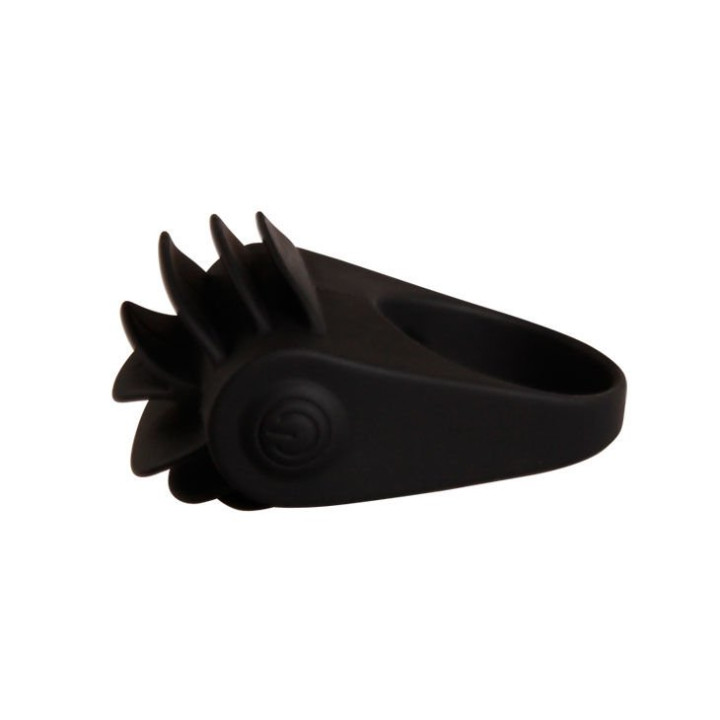 Chester Anillo Pene Vibrador Silicona Negro