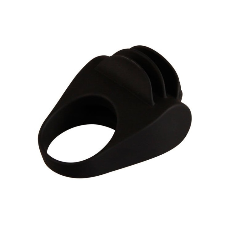 Chester Anillo Pene Vibrador Silicona Negro