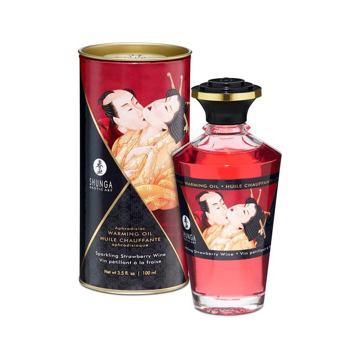 Shunga Aceite Efecto Calor Vino 100 ml