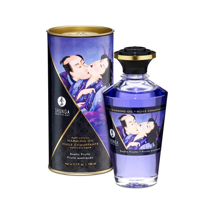 Aceite Efecto Calor Shunga Frutas Exóticas 100 ml