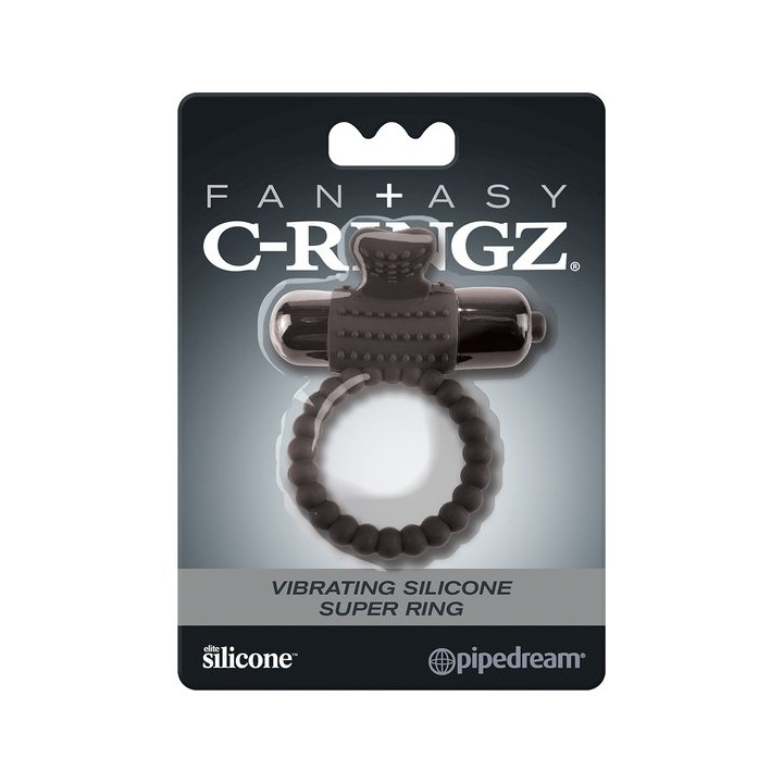 Anillo C Ring Vibrador Super Negro