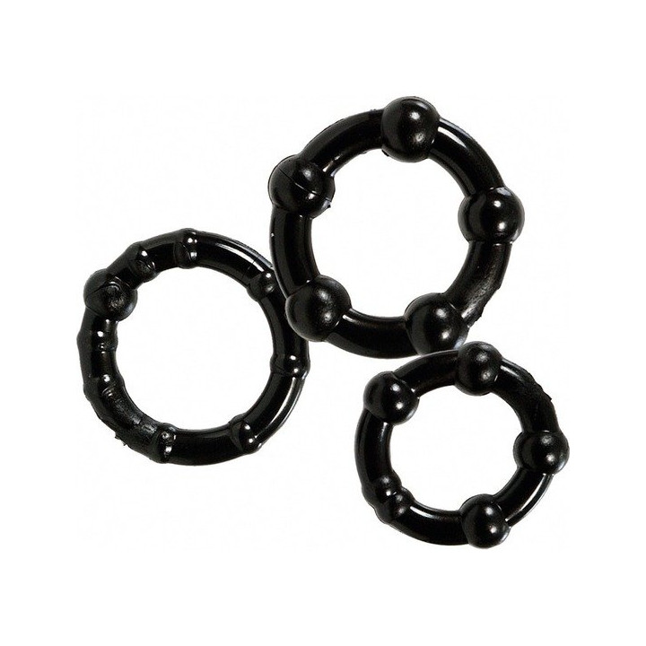 Juego Tres Anillos Pene Negros