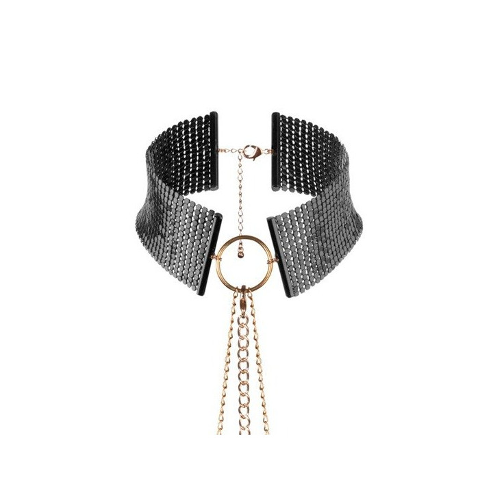 Desir Metallique Collar Metálico Malla Negro