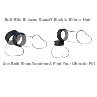 Max anillos de Silicona para el Pene Negro