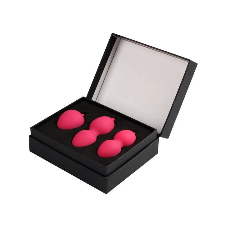 Nova Kit Kegel Bolas Rosa Intenso