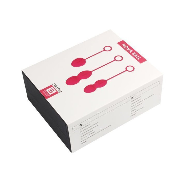 Nova Kit Kegel Bolas Rosa Intenso