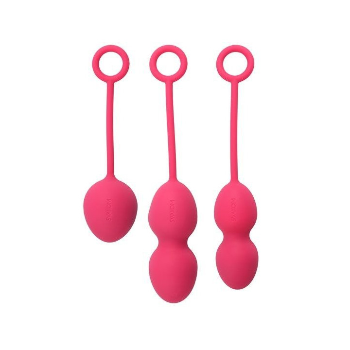 Nova Kit Kegel Bolas Rosa Intenso