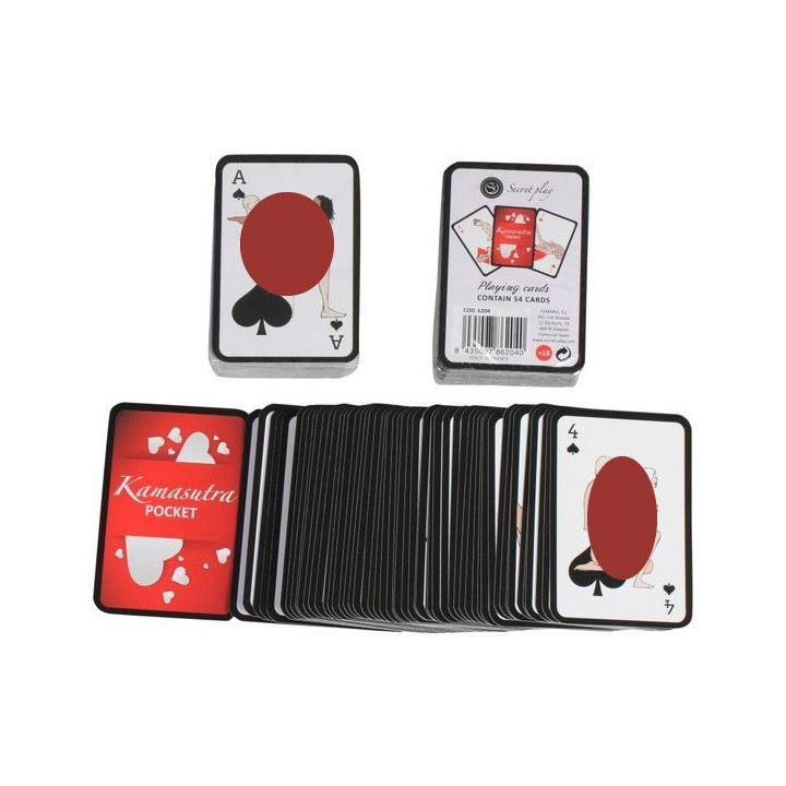 Cartas Kamasutra Mini Tamaño Bolsillo