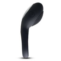 Tyler Anillo Vibrador Recargable Negro
