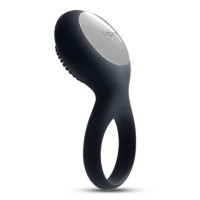 Tyler Anillo Vibrador Recargable Negro