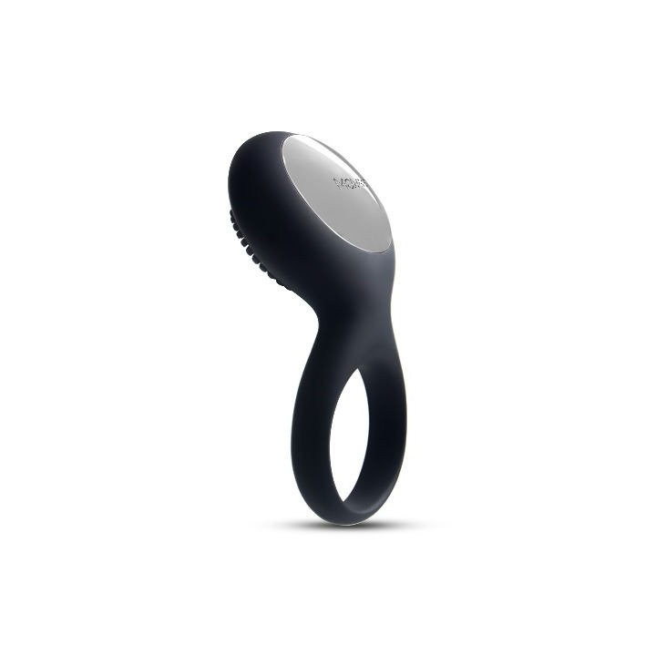Tyler Anillo Vibrador Recargable Negro