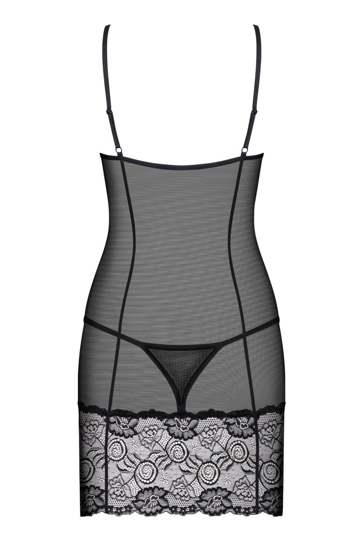 Tanga Alluria Chemise Negro