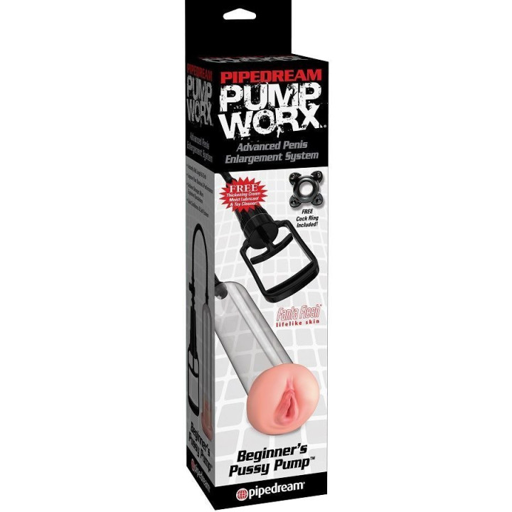 Pump Worx Bomba de Erección con Vagina para Principiantes