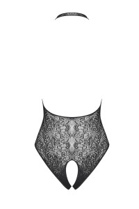 Body Bordado Floral B113 Negro